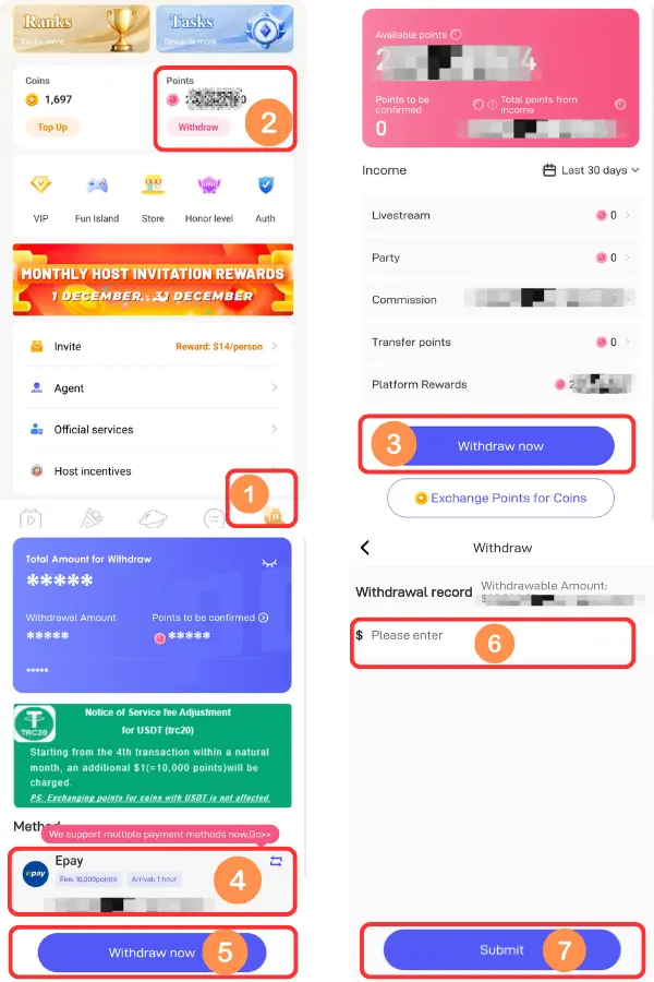 vone-live-app-withdraw